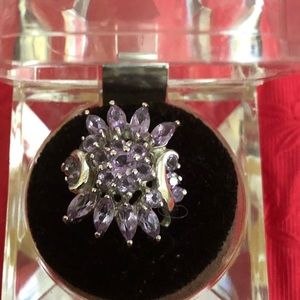 Amethyst and Peridot Ring